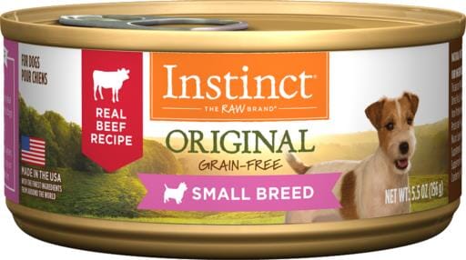 Instinct Grain-Free Beef Small-Breed Canned Dog Food - 5.5 Oz - Case of 12