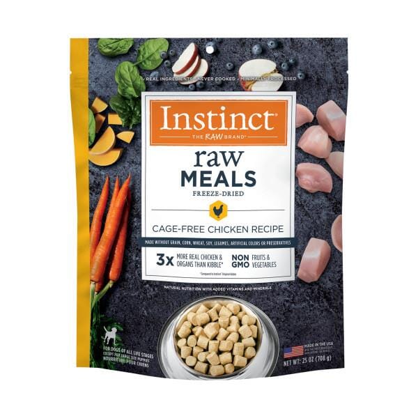 Instinct Grain-Free Chicken Freeze-Dried Raw Dog Food - 25 Oz