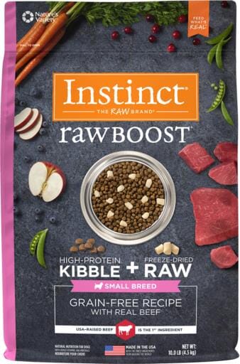 Instinct Grain Free Raw Boost Small Breed Recipe with Real Beef Dry Dog Food