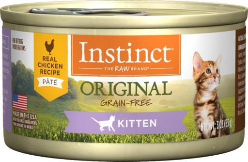 Instinct Kitten Grain Free Chicken Recipe Natural Canned Cat Food