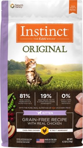 Instinct Original Kitten Grain Free Recipe with Real Chicken Natural Dry Cat Food