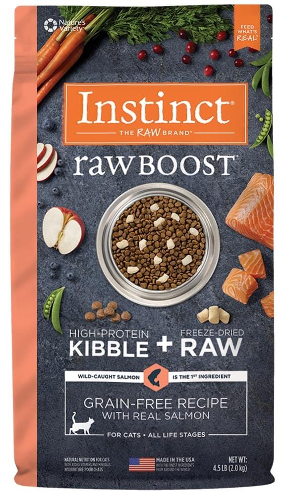Instinct Raw Boost Grain Free Recipe with Real Salmon Dry Cat Food