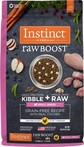 Instinct Raw Boost Small Breed Grain-Free Chicken Meal Dry Dog Food