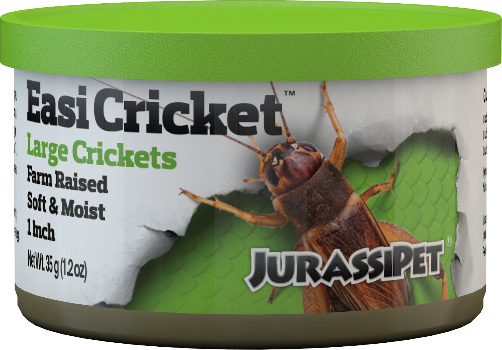 Jurassipet Jurrassidiet Easi-Cricket Soft Reptile Food - Large - 1.2 Oz