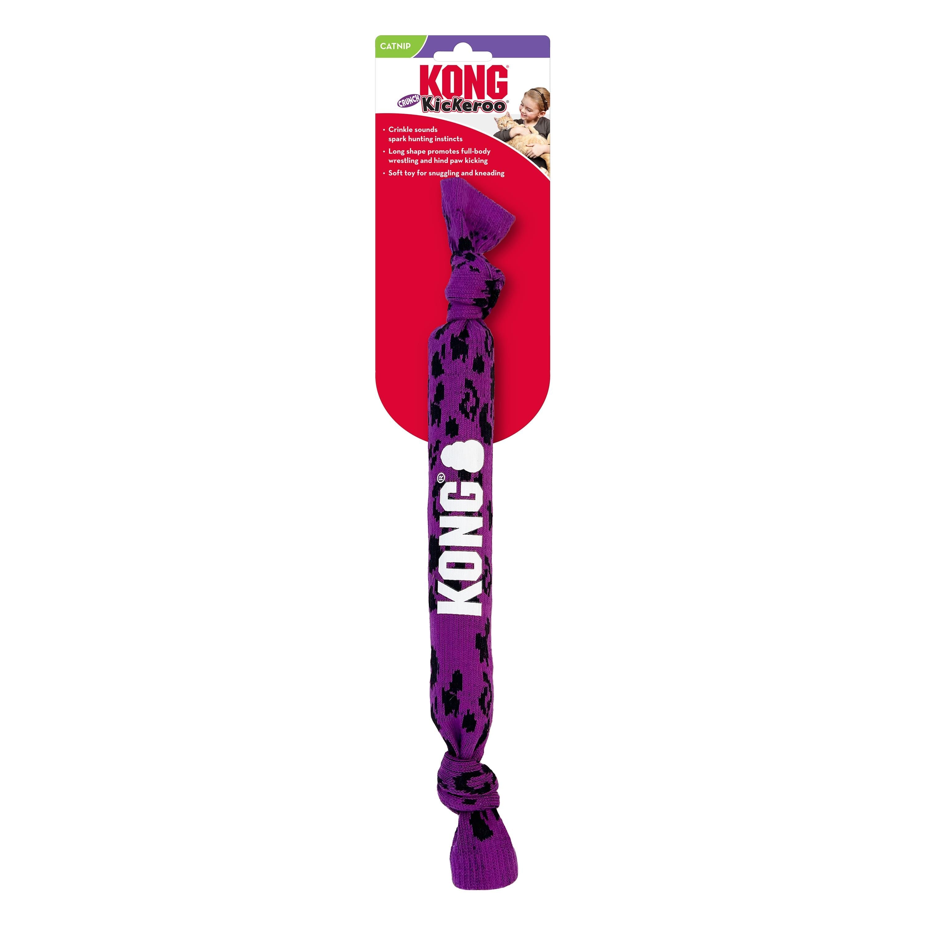Kong Kickeroo Crunch Crinkle Sounding Cat Toy