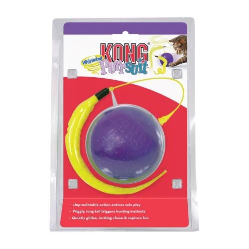 Kong Purrsuit Whirlwind Ball and Feather Cat Toy