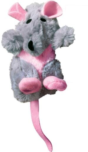 Kong Refillable Feather Rat Catnip Cat Toy