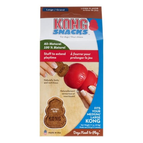 Kong Snacks Dog Toy Stuffing Chewy Dog Treats - Liver - Large - 11 Oz