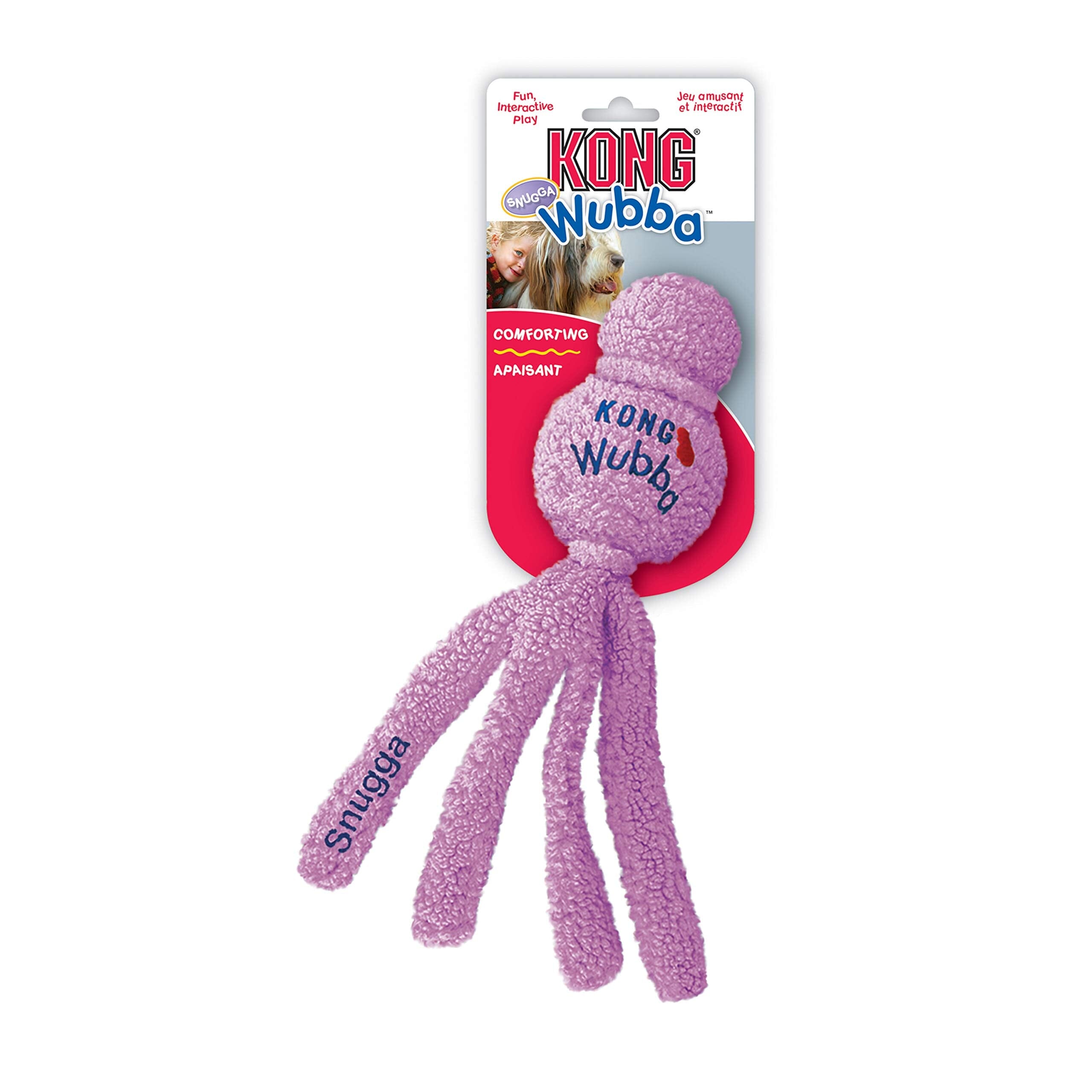 Kong Snugga Wubba Fleece Dog Toy - Small