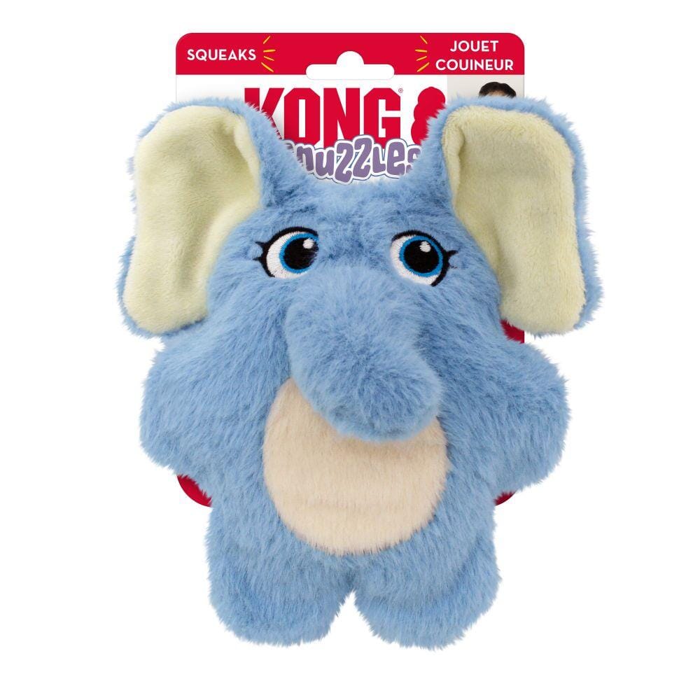 Kong Snuzzles Kiddo Elephant Squeak and Plush Dog Toy