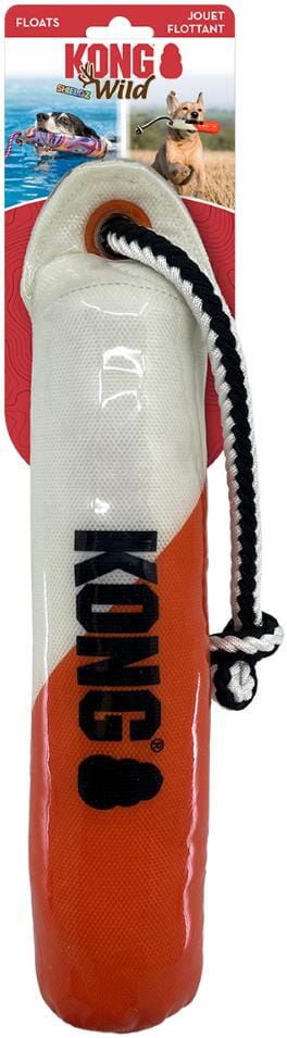 Kong Wild Shieldz Dummy Fetch and Floating Nylon Dog Toy - Medium/Large