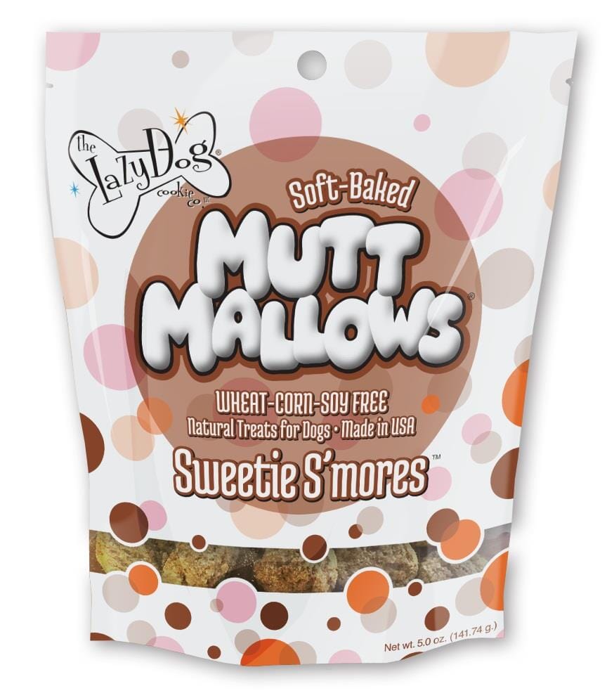 Lazy Dog Mutt Mallow Sweetie S'mores Soft Baked Dog Treats - 5 Oz