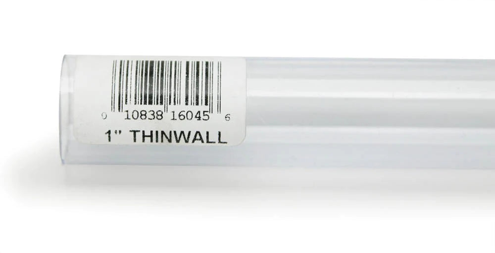 Lee's Thinwall Rigid Tubing - 1" x 3 ft
