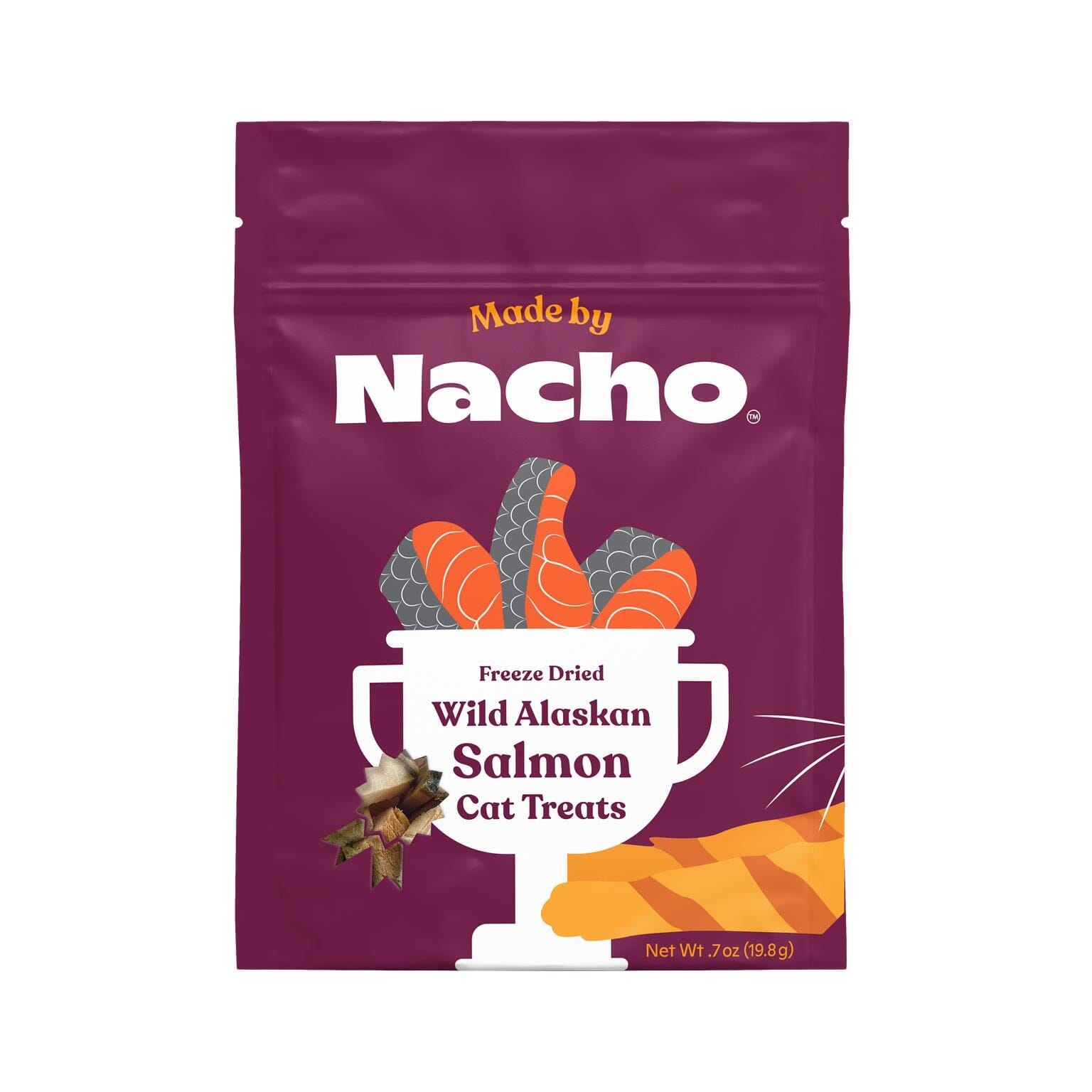 Made by Nacho Freeze-Dried Salmon Cat Treats - .7 Oz
