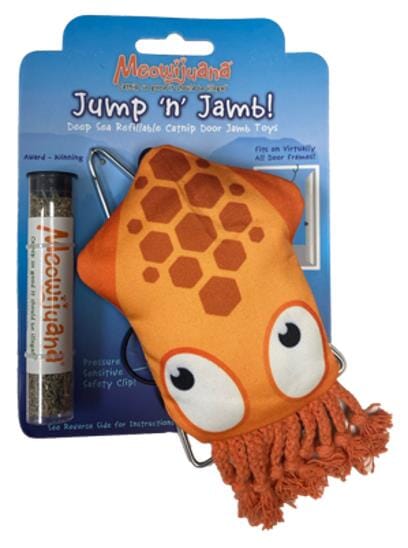 Meowijuana Deep Sea Squid Crinkle Catnip Cat Toy