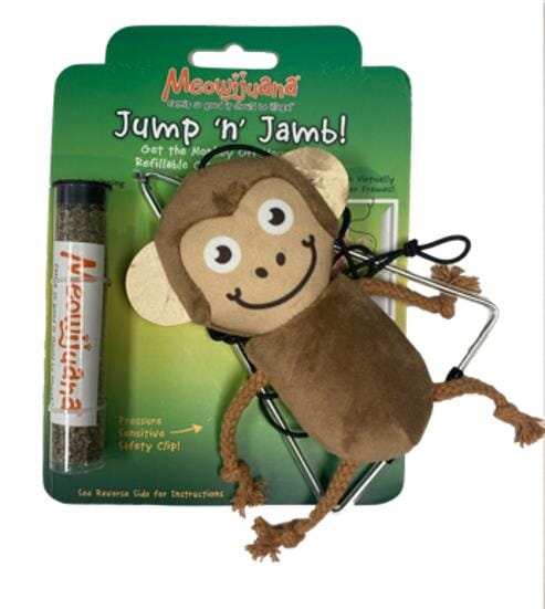 Meowijuana Funky Monkey Crinkle Catnip Cat Toy