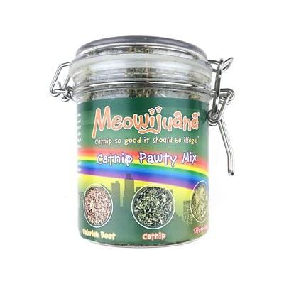 Meowijuana Jar of Pawty Mix Organic Premium Catnip - 60g
