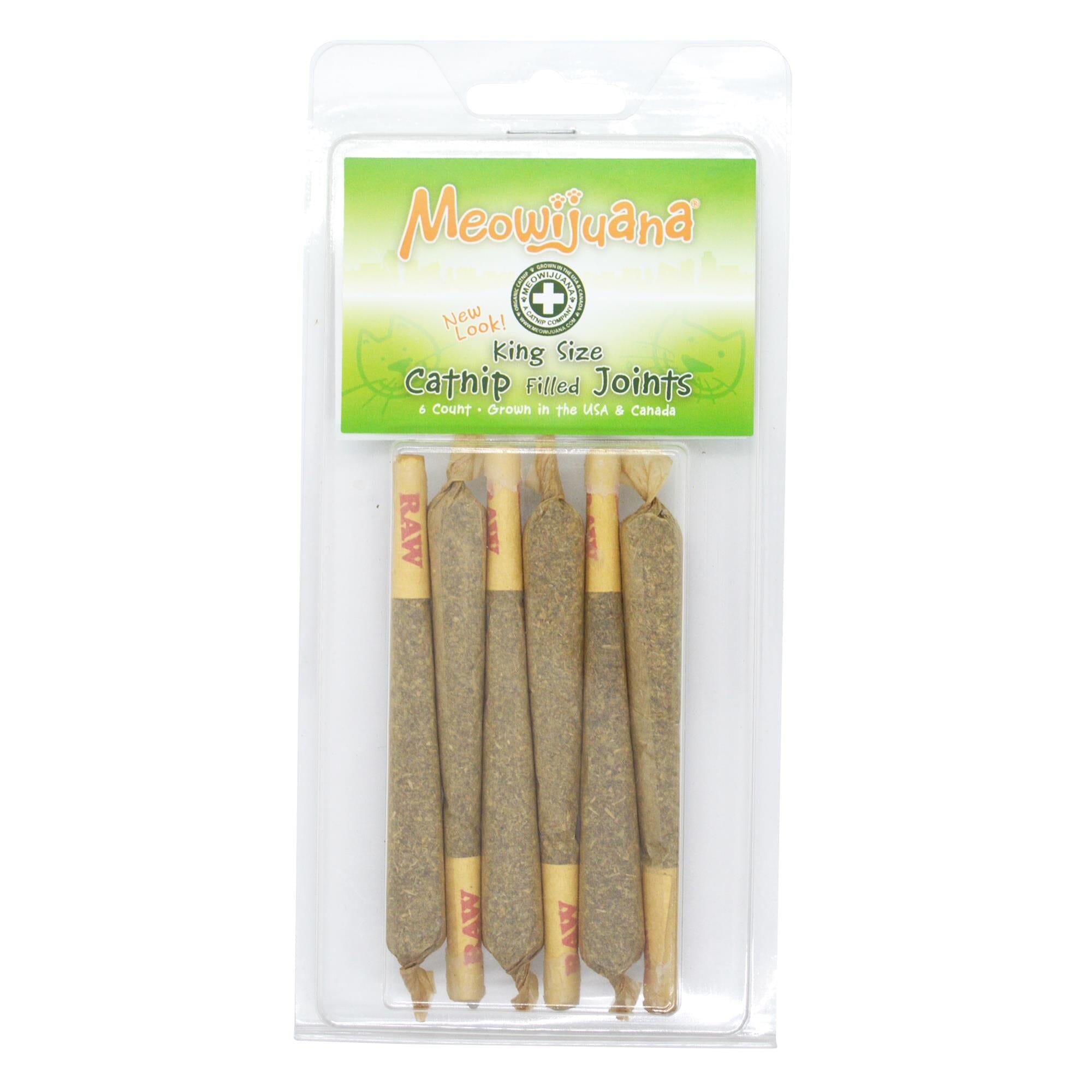 Meowijuana King Sized Catnibas Premium High-Potency Catnip Joints - 7g