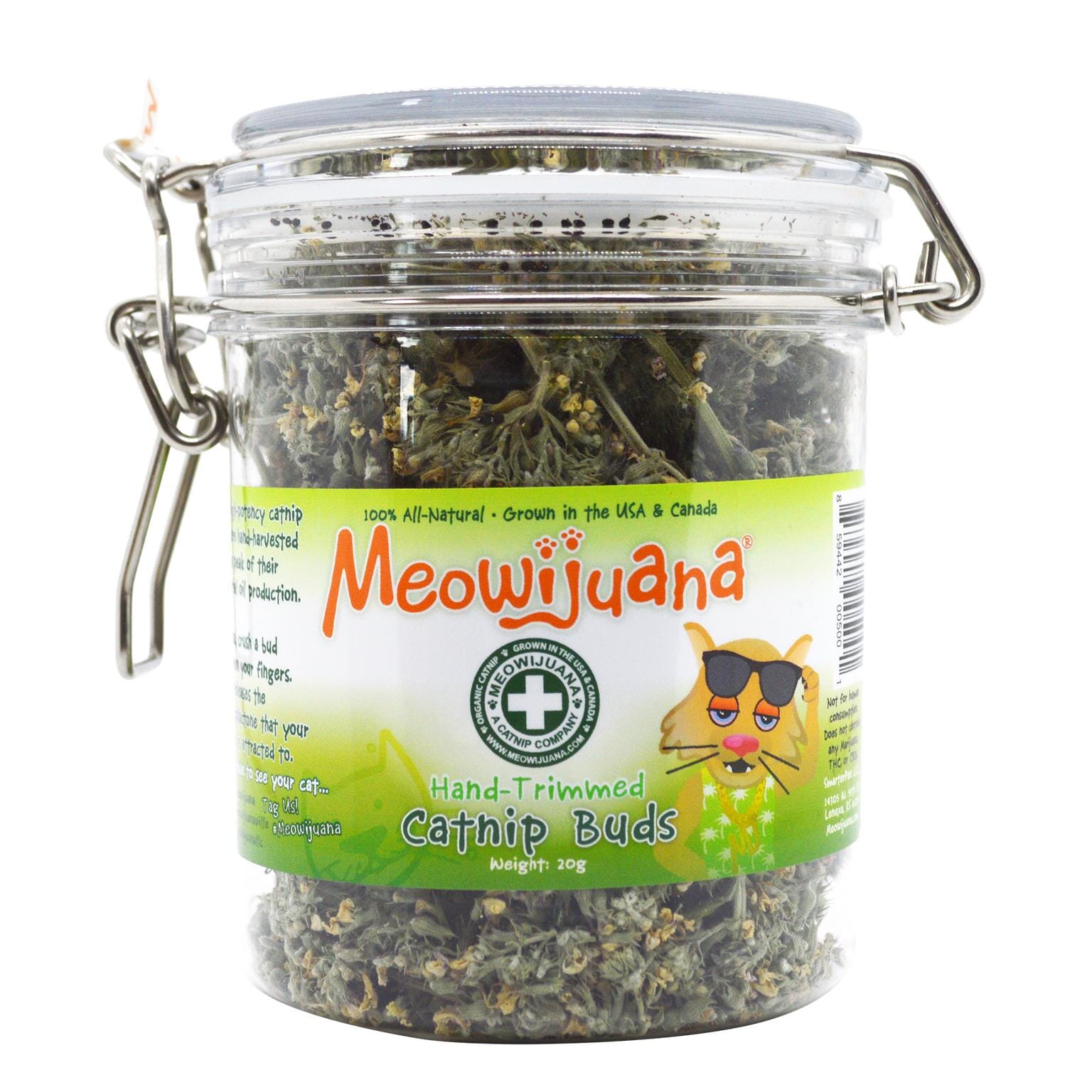 Meowijuana Purrple Passion Premium High-Potency Catnip Buds - Small - 20g