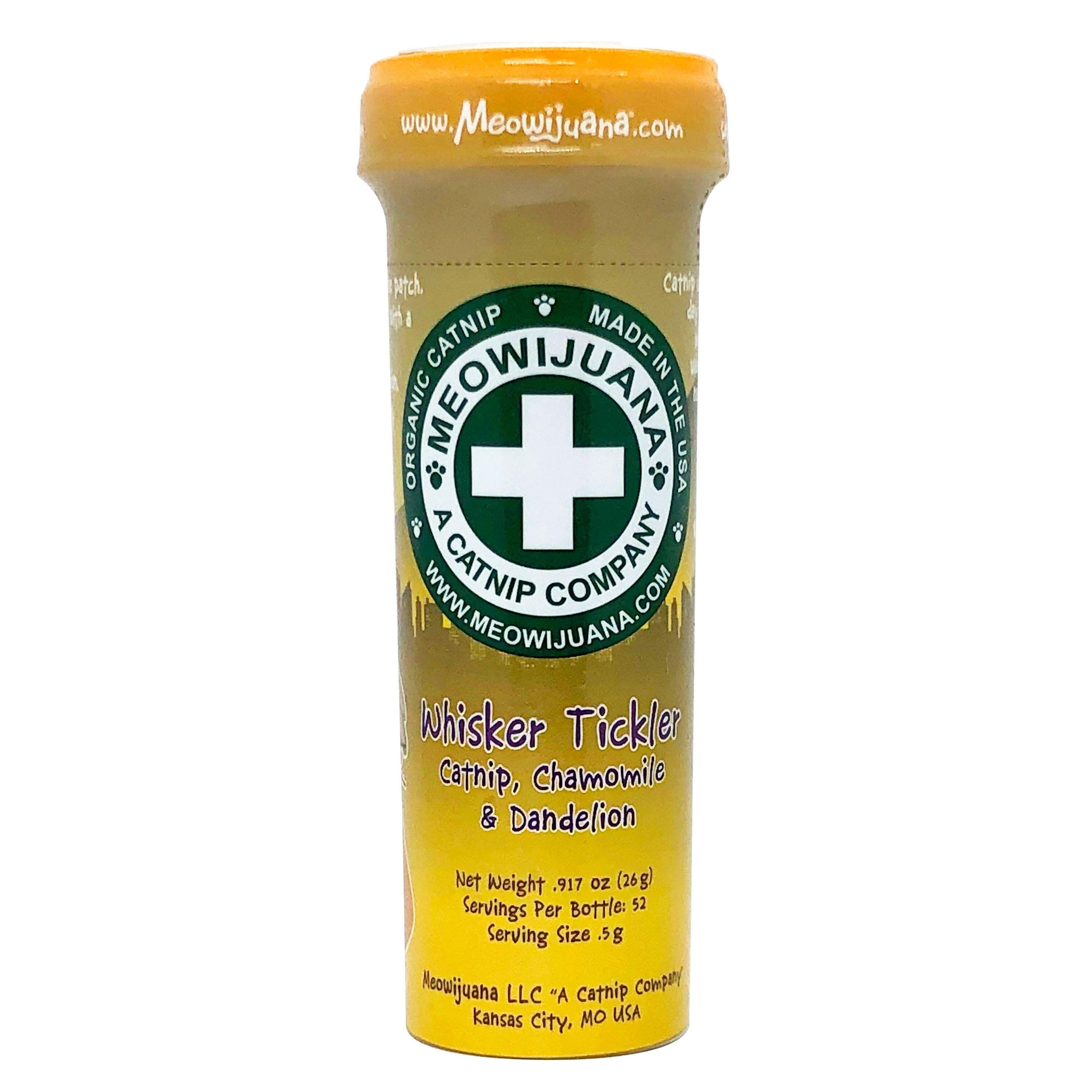 Meowijuana Whisker Tickler Chamomile and Dandelion Blend Premium Catnip - 26g