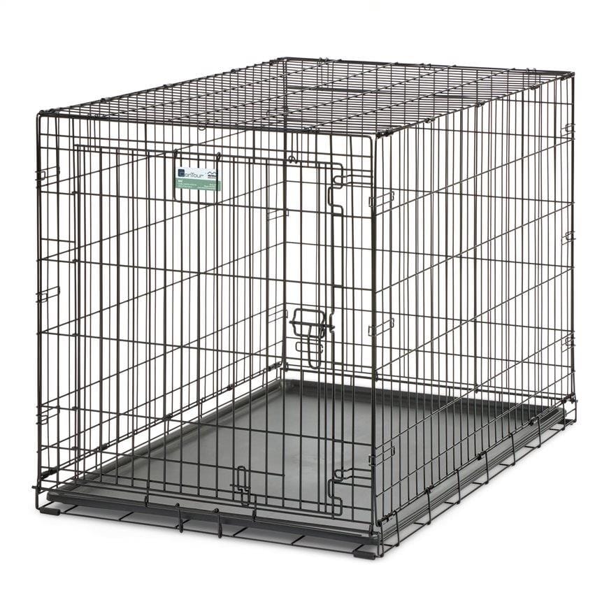 Midwest Contour Metal Folding Single Door Dog Crate - 42" X 28" X 30" Inches