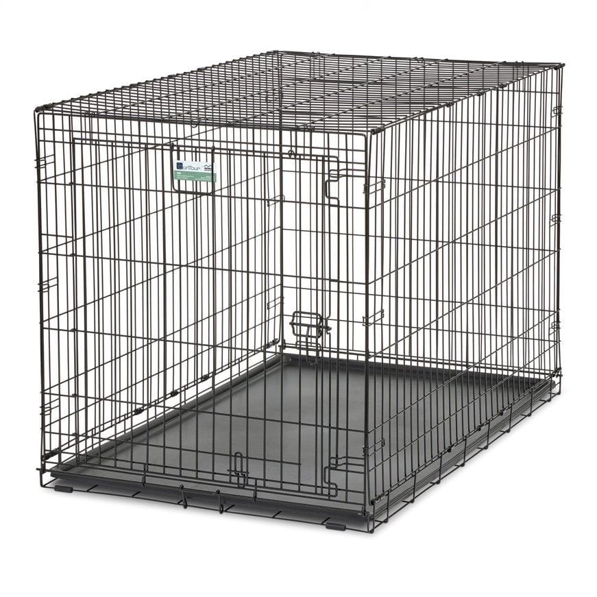 Midwest Contour Metal Folding Single Door Dog Crate - 48" X 30" X 33" Inches