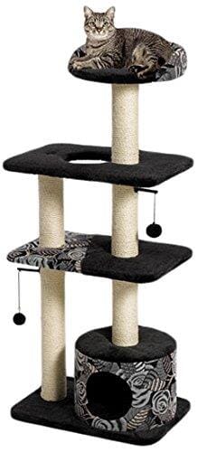 Midwest Nuvo Catitude Multi-Level Cat Furniture Tower - Black