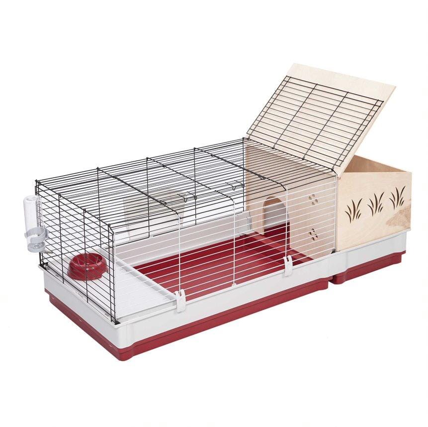 Midwest Wabbitat Deluxe Rabbit and Small Animal Hutch Extension - Tan - 24" X 18" X 19.2" Inches