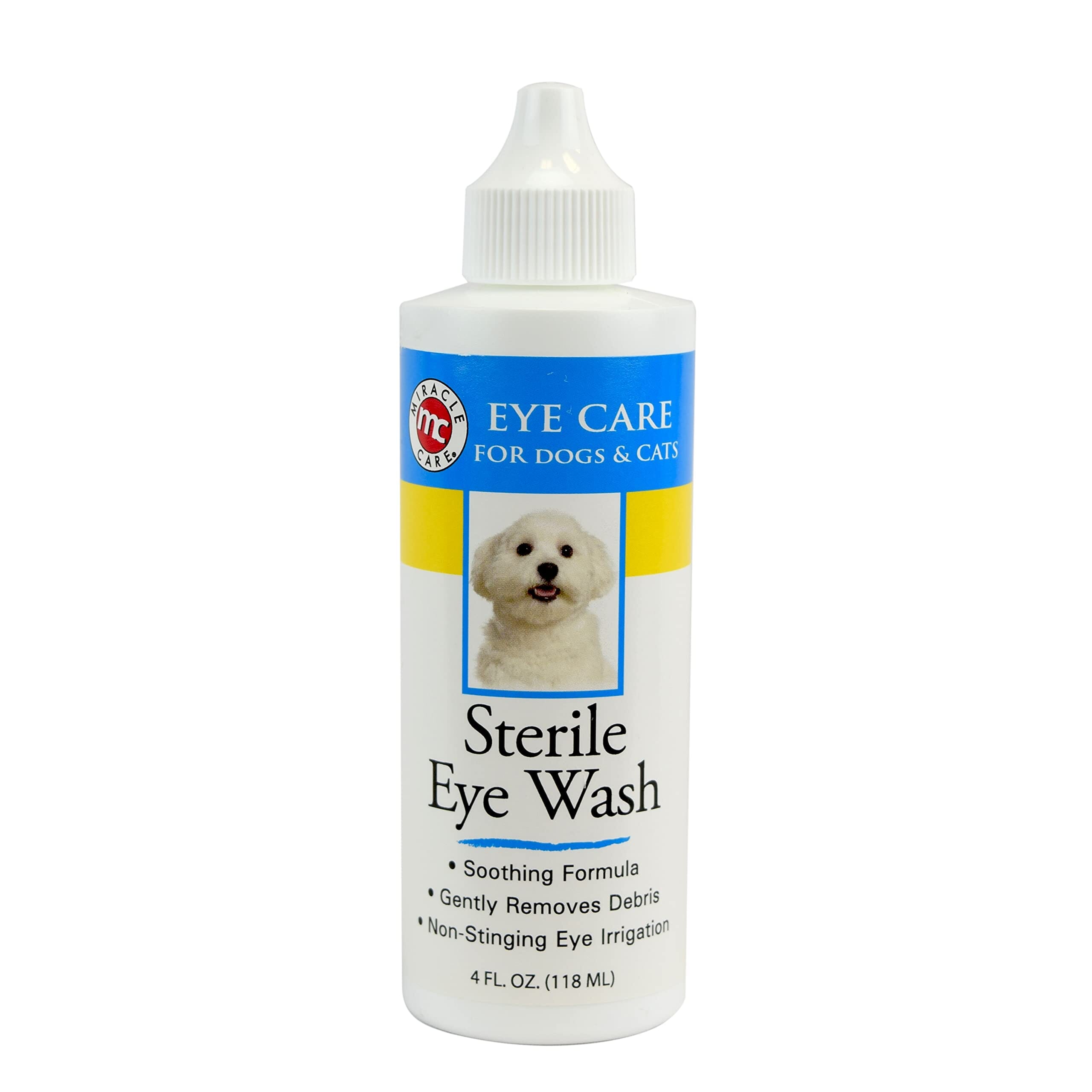 Miracle Care First-Aid Sterile Eye Wash for Dogs and Cats - 4 Oz