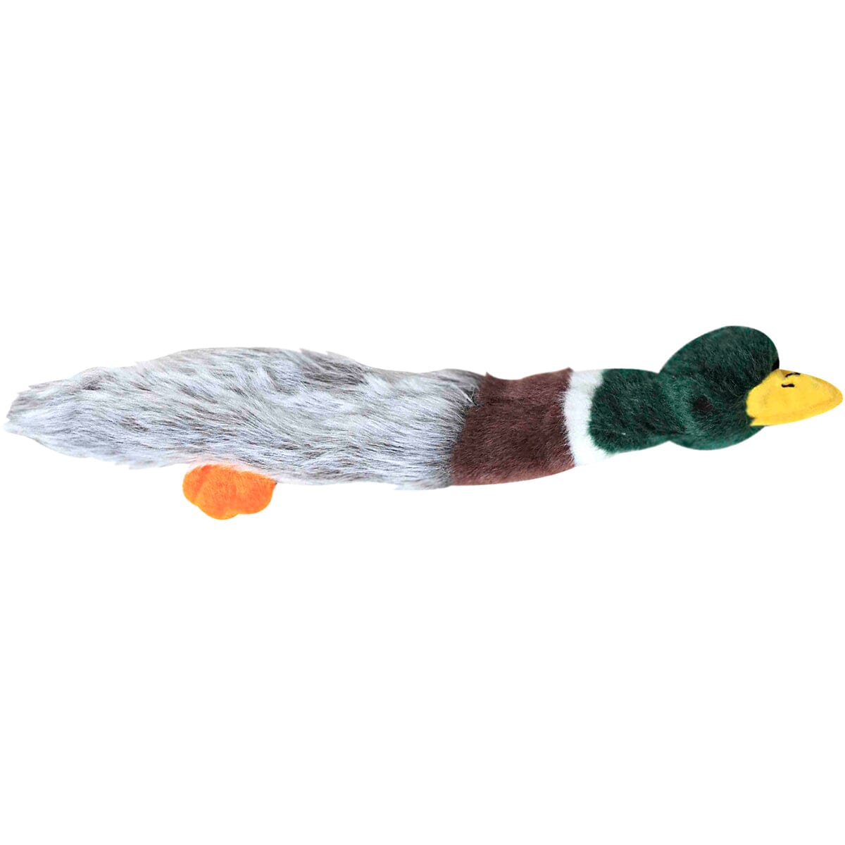 Multipet Empty Nester Mallard No-Stuffing Soft Squeaker Dog Toy - 20" Inches