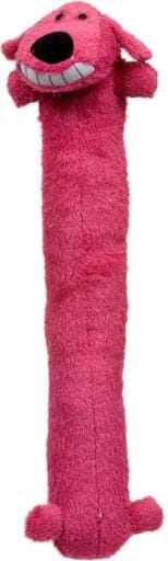 Multipet Loofa Squeak and Plush Dog Toy - Assorted - Large - 18" Inches