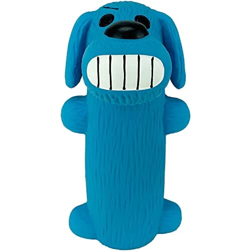 Multipet Minipet Loofa Squeak and Chew Latex Dog Toy - Assorted - 5.75" Inches