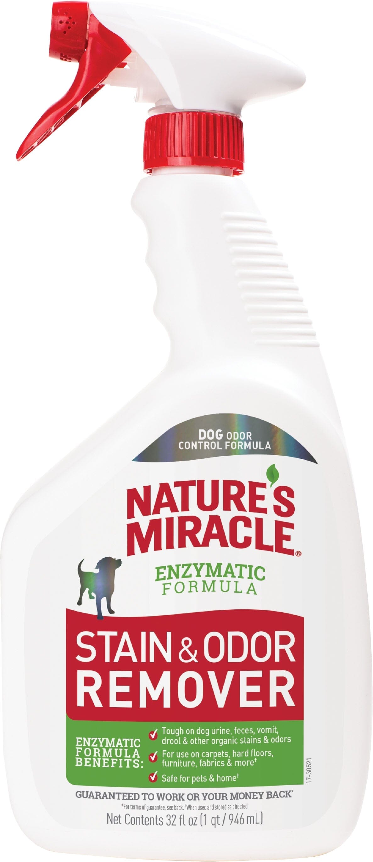Nature's Mircale Stain & Odor Remover Spray for Dogs - 32 Oz