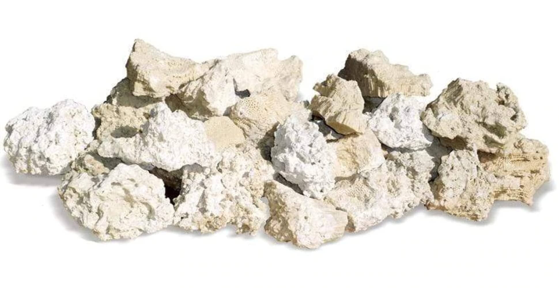 Nature's Ocean Rocks Pure Indonesian Coral Reef Rocks Aquarium Décor - 50 Lbs