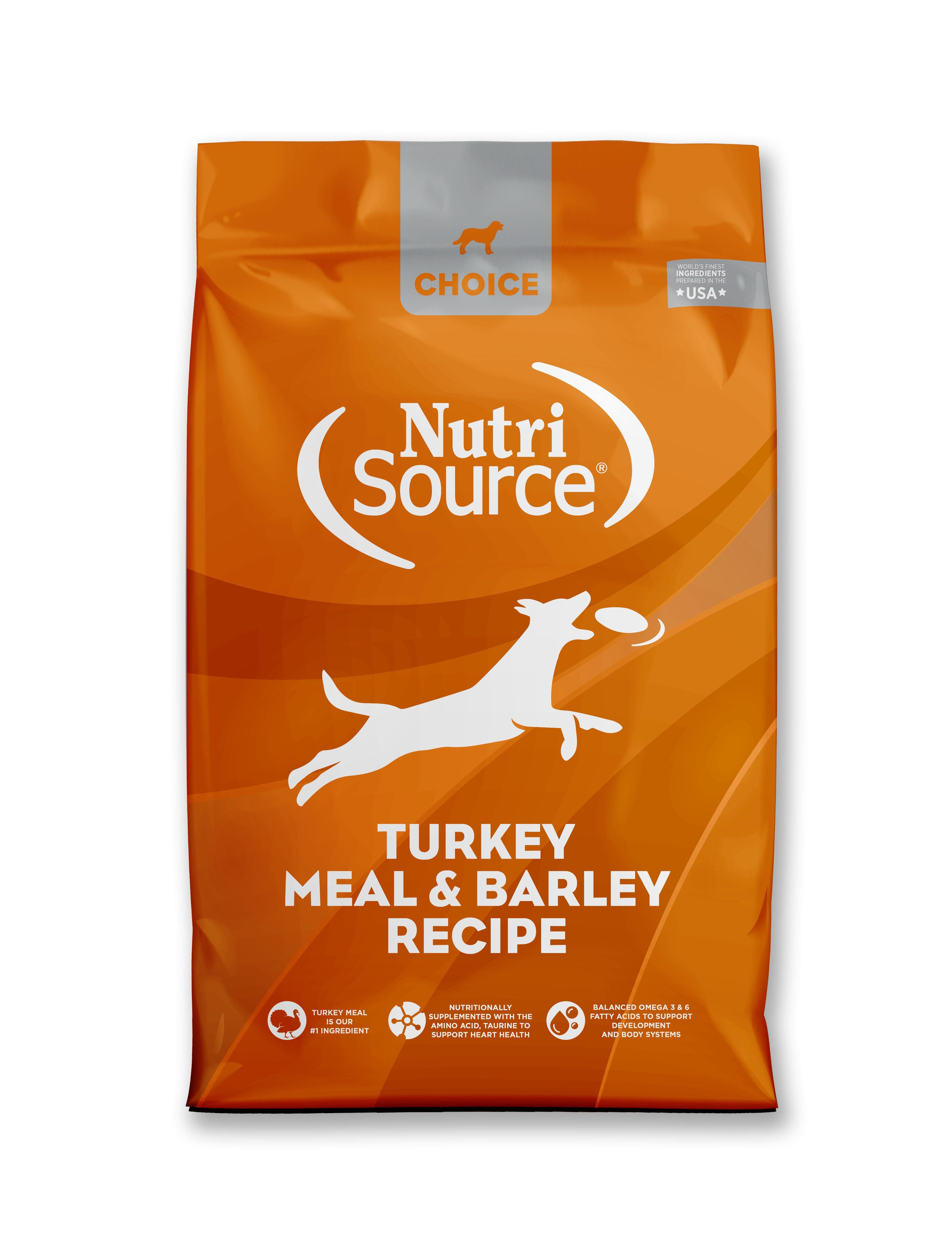Nutrisource Choice Turkey Meal & Barley Dry Dog Food - 30 lb Bag