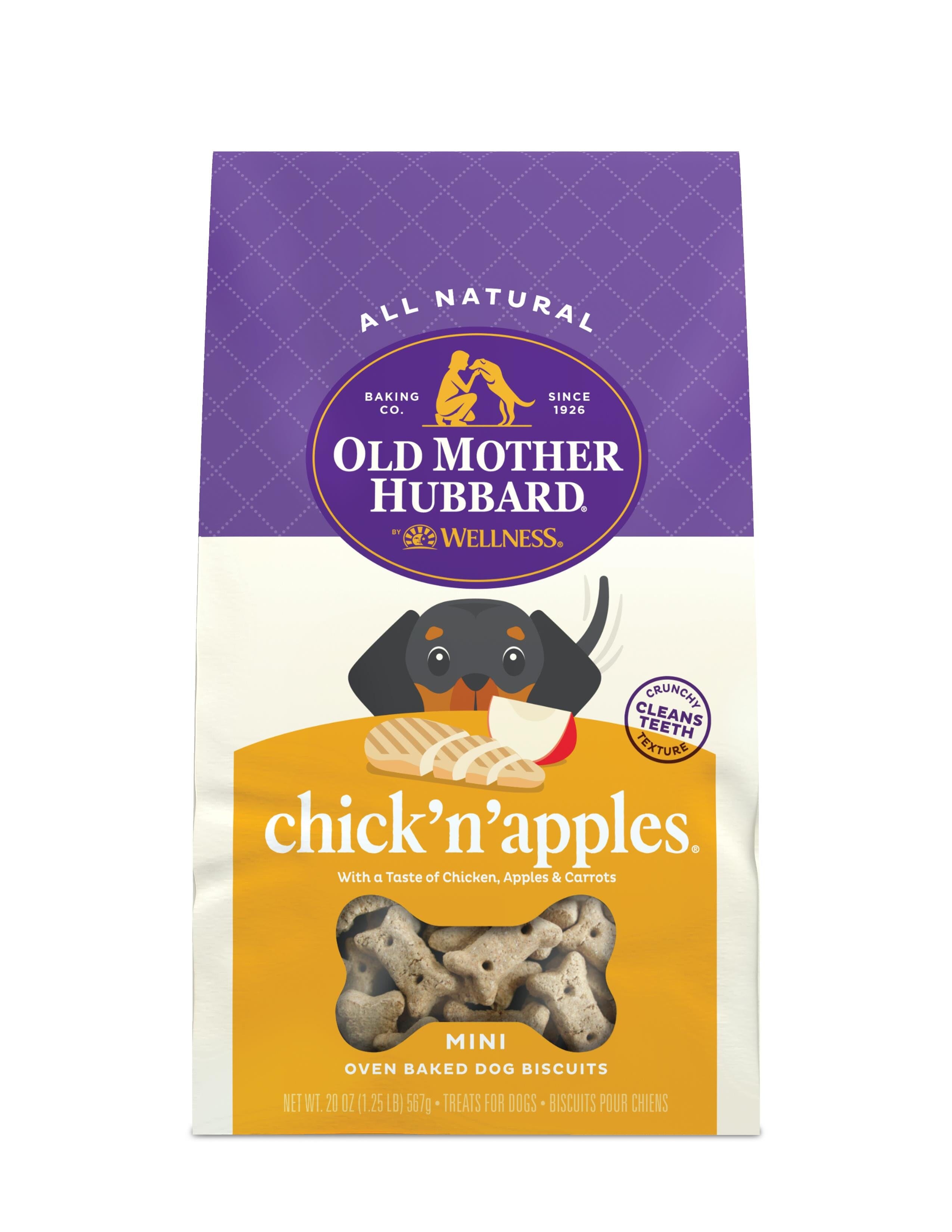 Old Mother Hubbard Crunchy Classic Natural Chick'N'Apples Mini Biscuits Dog Treats