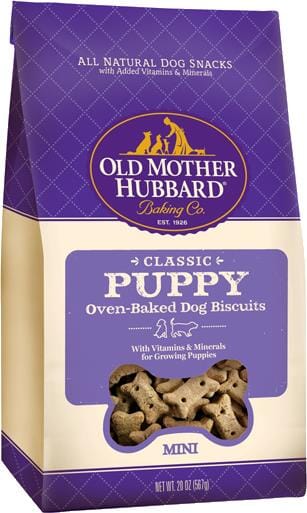 Old Mother Hubbard Mother's Solutions Crunchy Natural Mini Dog Biscuits Puppy Dog Treats