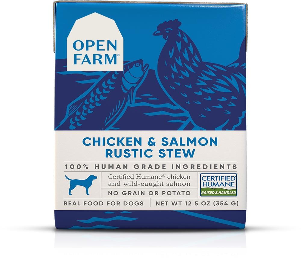Open Farm Rustic Stew Grain-Free Chicken and Salmon Wet Dog Food or Topper - 12.5 Oz - Case of 12