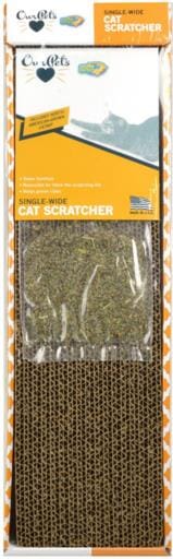OurPets Single Wide and Narrow Cardboard Cat Scratcher