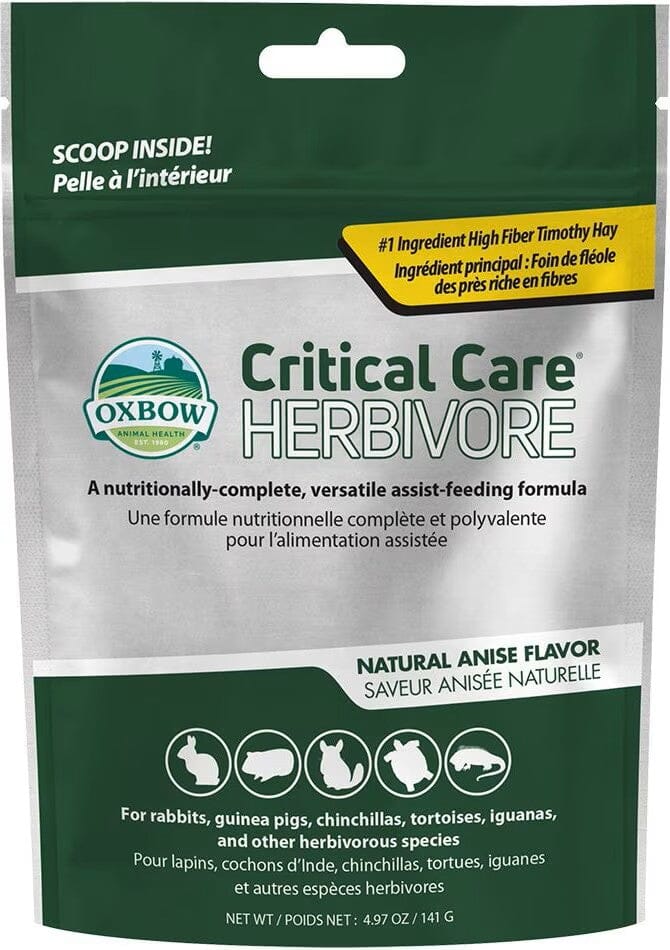 Oxbow Critical Care Herbivore Anise Flavor Small-Pet Health Supplement - 141-gm bag