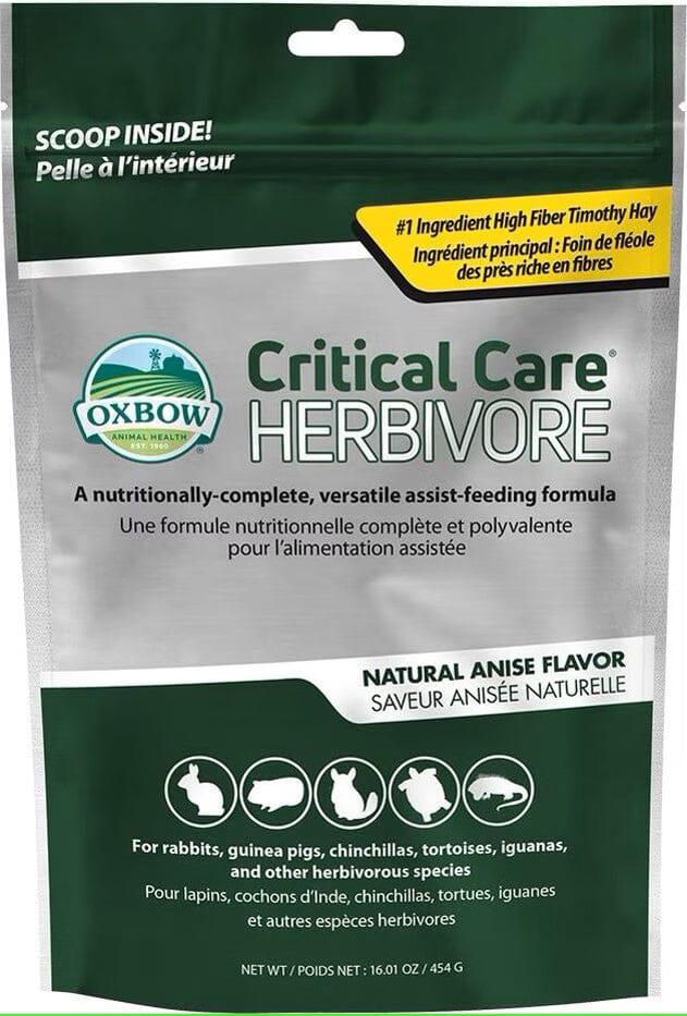 Oxbow Critical Care Herbivore Anise Flavor Small-Pet Health Supplement - 454-gm bag