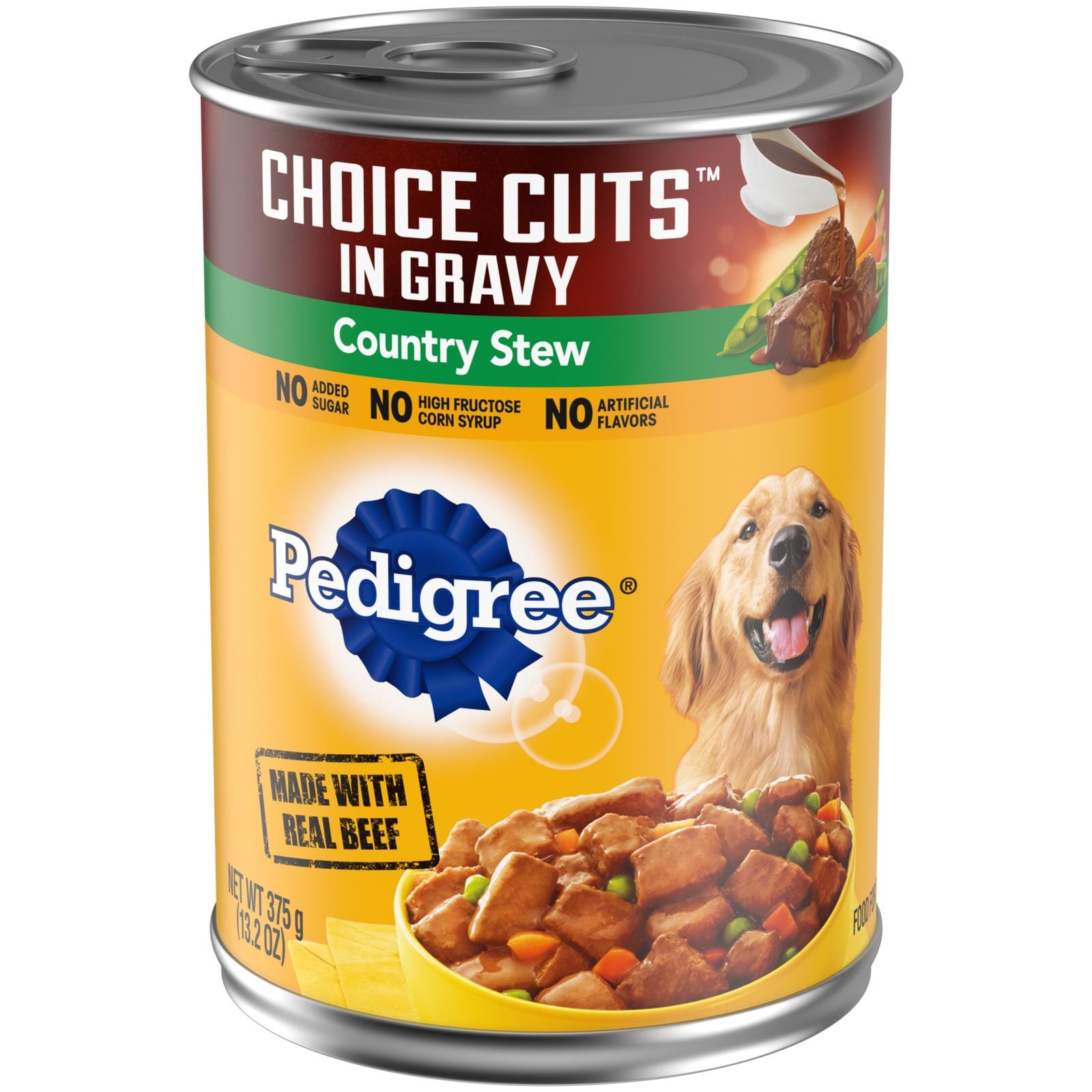 Pedigree Choice Cuts in Gravy Country Stew Recipe Canned Dog Food - 13.2 Oz - Case of 12