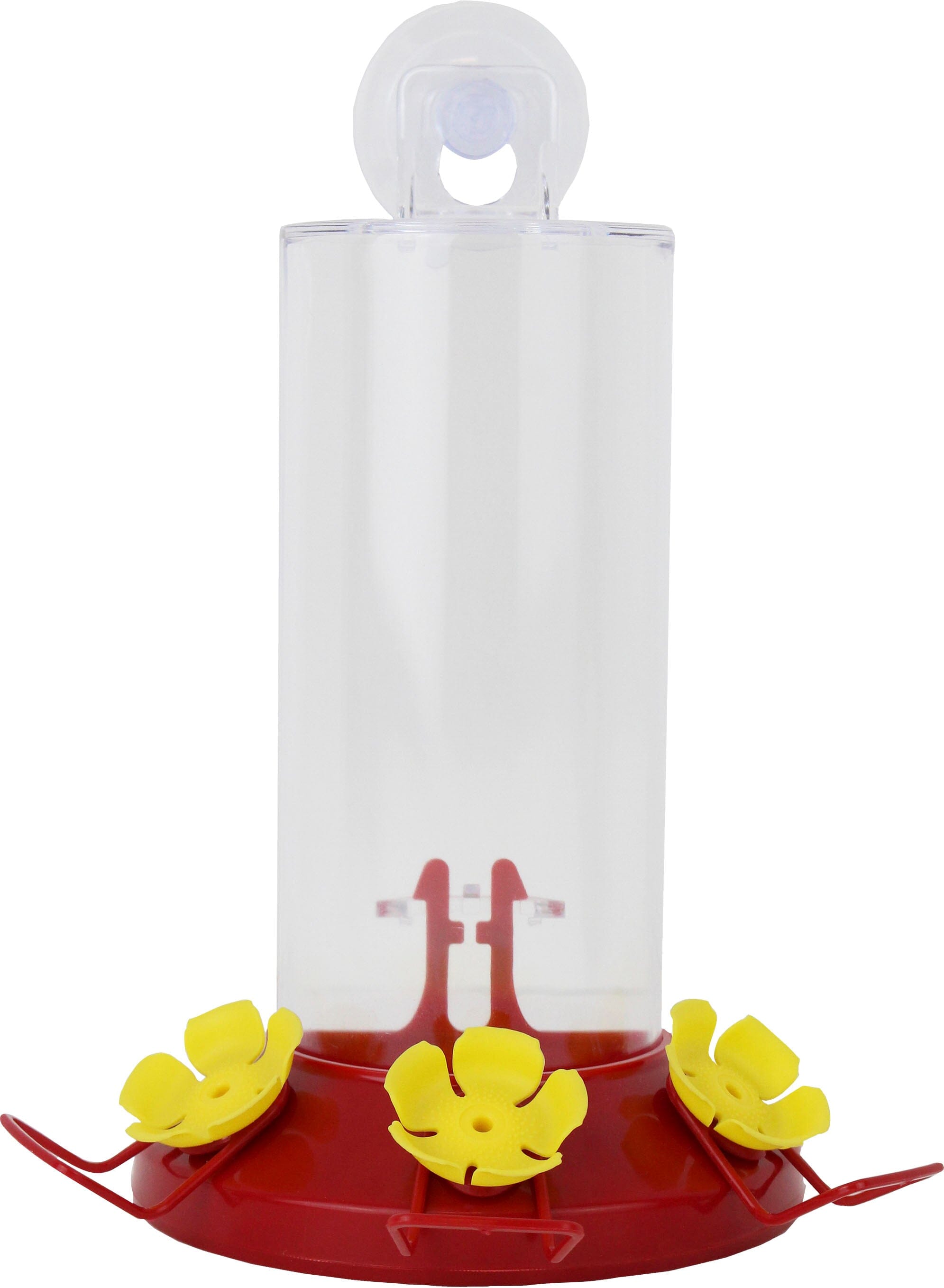 Perky-Pet Window Mounted Plastic Hummingbird Feeder - Red - 8 Oz Cap