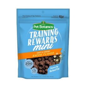 Pet Botanics Training Rewards Grain-Free Bacon Soft and Chewy Dog Treats - Mini - 4 Oz