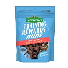 Pet Botanics Training Rewards Grain-Free Beef Soft and Chewy Dog Treats - Mini - 10 Oz