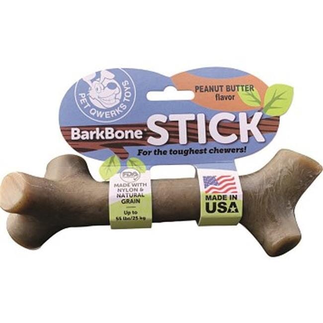 Pet Qwerks BarkBone Stick Peanut Butter Nylon Dog Chews - Large