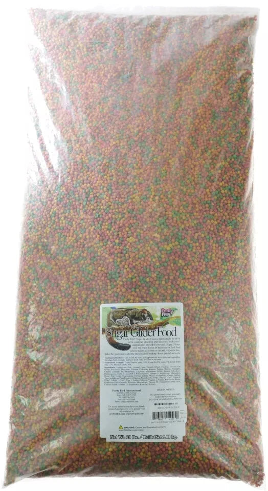 Pretty Bird International Sugar Glider Dry Food - 20 lb