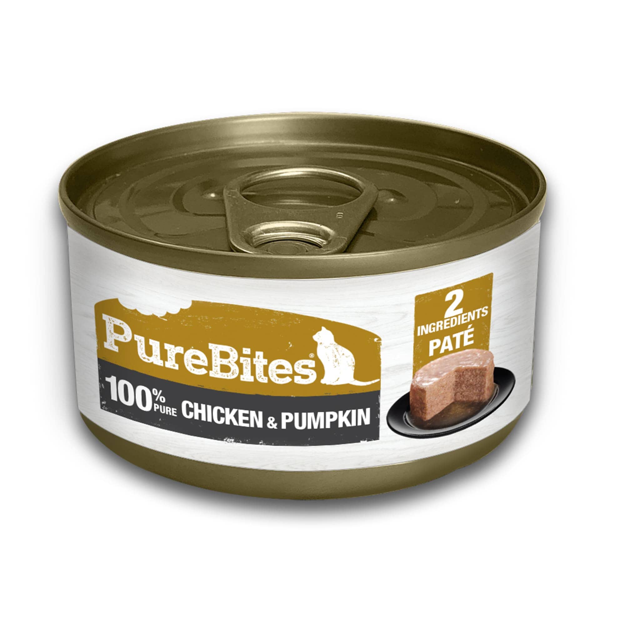 Purebites PureBites® Patés 100% Pure Chicken & Beef - 2.5 oz Cans Canned Cat Food - Case of 12