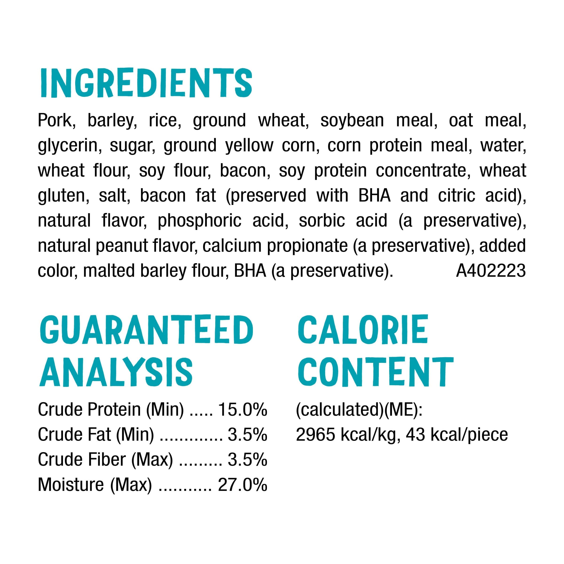 Purina Beggin' Strips Bacon and Peanut Butter Chewy Jerky Dog Treats - 25 Oz - 4 Pack