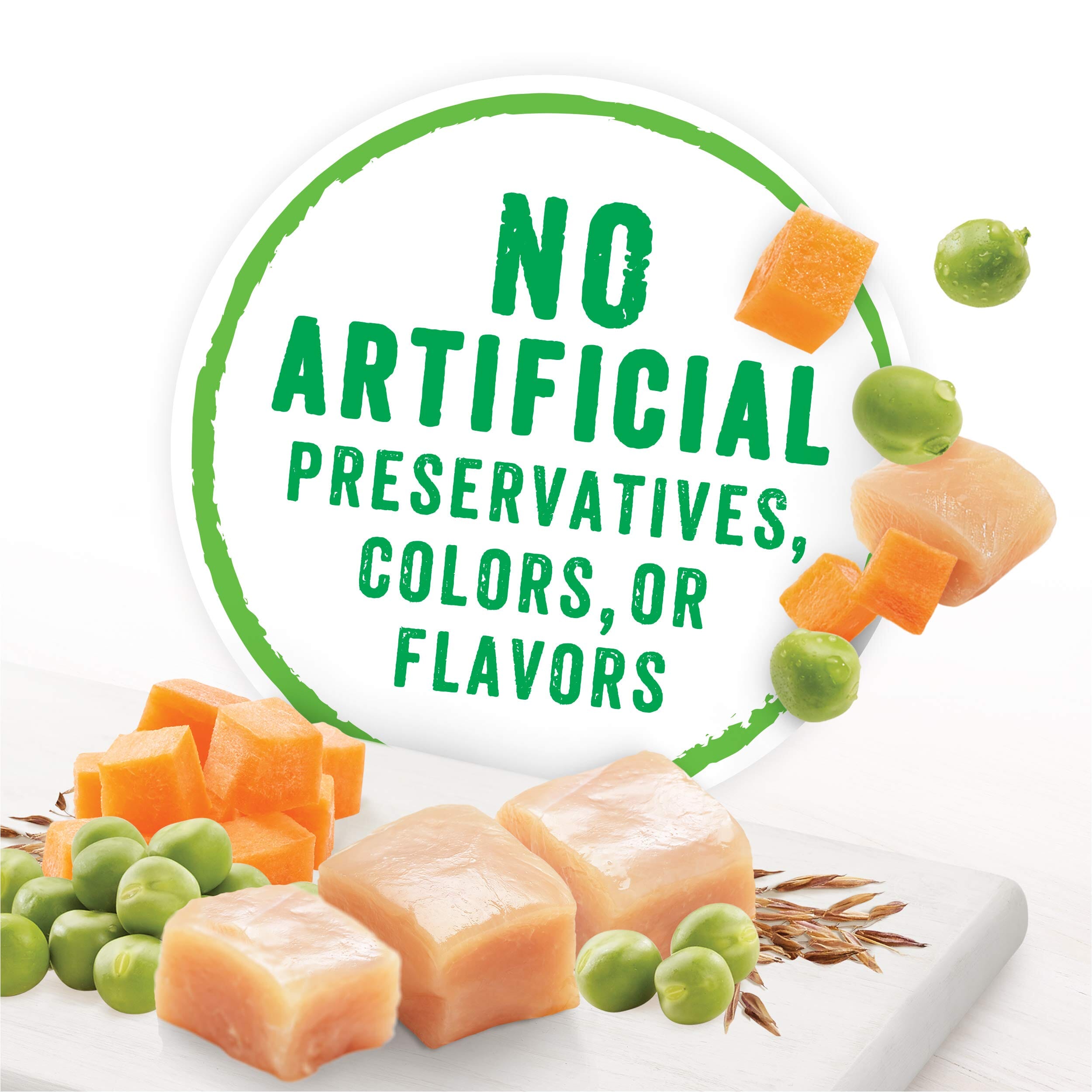 Purina Beneful Prepared Meals Chopped Blends Chicken Carrots and Peas Wet Dog Food Trays - 10 Oz - Case of 8